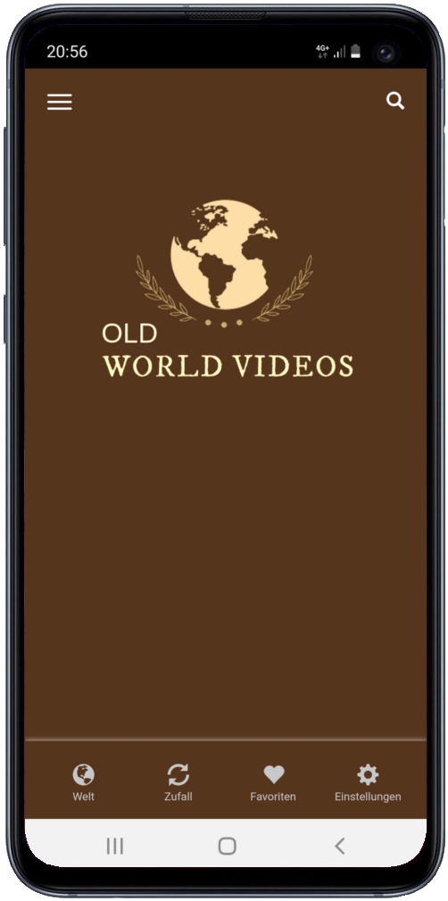 Oldworldvideos App Screen